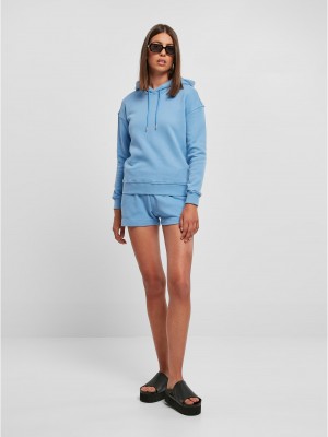 Дамски суичър с качулка в светлосин цвят Urban Classics Ladies Organic Hoody