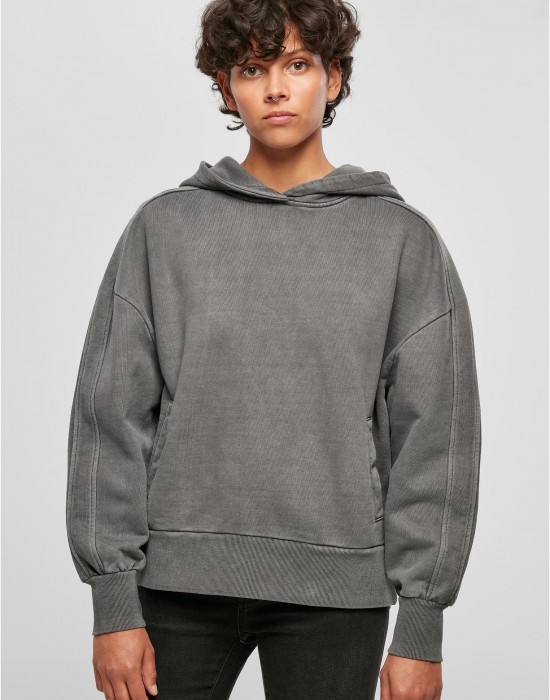 Дамски суичър с качулка в цвят графит Urban Classics Terry Hoody, Суичъри - Lit.bg Дамски суичър с качулка в цвят графит Urban Classics Terry Hoody, Суичъри - Lit.bg