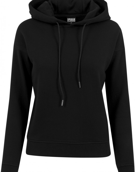 Дамски суичър в черно Urban Classics Ladies Hoody, Жени - Lit.bg