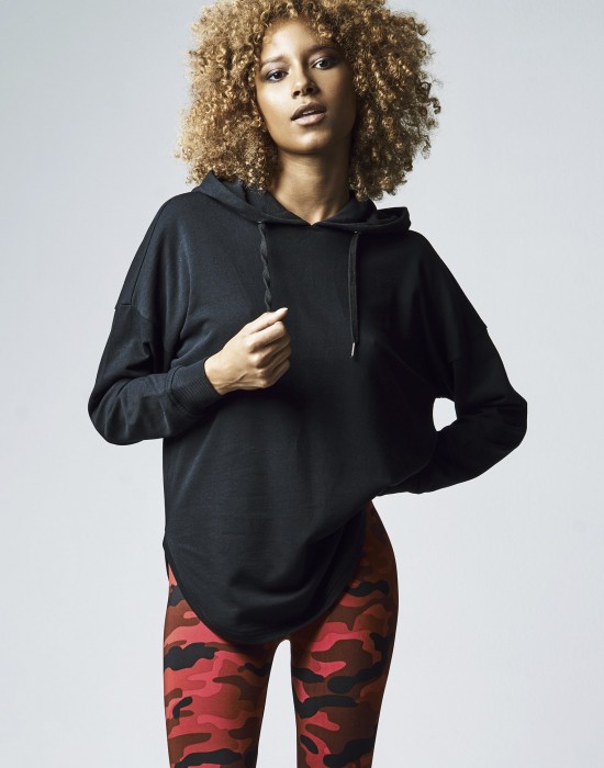 Дамски суичър в черно Urban Classics Ladies Oversized Terry Hoody, Жени - Lit.bg