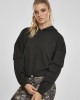 Дамски суичър в черно Urban Classics Ladies Short Worker Hoody, Жени - Lit.bg