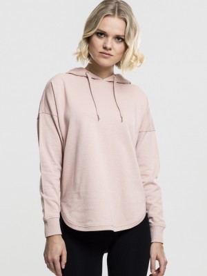 Дамски суичър в светлорозово Urban Classics Ladies Oversized Terry Hoody