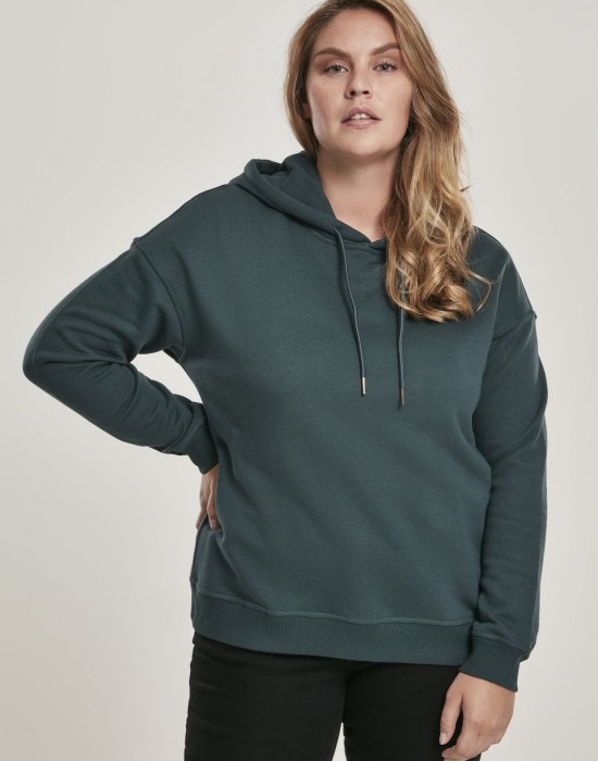 Дамски суичър в тъмнозелено Urban Classics Ladies Hoody, Жени - Lit.bg Дамски суичър в тъмнозелено Urban Classics Ladies Hoody, Жени - Lit.bg