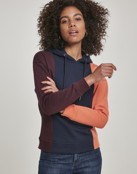 Дамски суичър в три цвята Urban Classics Ladies Tripple Hoody, Жени - Lit.bg Дамски суичър в три цвята Urban Classics Ladies Tripple Hoody, Жени - Lit.bg