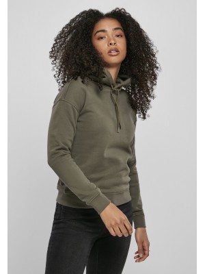 Дамски суичър в цвят маслина Urban Classics Ladies Organic Hoody 