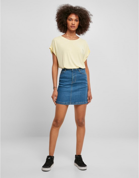 Дамски тениска с паднали ръкави в светложълт цвят Ladies Shoulder Tee, Топове - Lit.bg Дамски тениска с паднали ръкави в светложълт цвят Ladies Shoulder Tee, Топове - Lit.bg