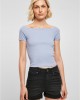 Дамски топ в светлосиньо Ladies Off Shoulder Rib Tee, Тениски - Lit.bg Дамски топ в светлосиньо Ladies Off Shoulder Rib Tee, Тениски - Lit.bg