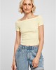Дамски топ в светложълто Ladies Off Shoulder Rib Tee, Тениски - Lit.bg Дамски топ в светложълто Ladies Off Shoulder Rib Tee, Тениски - Lit.bg