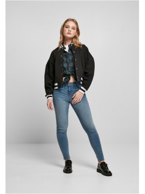 Дамско колежанско яке в черен цвят Urban Classics College Jacket