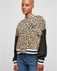 Дамско колежанско яке в цветен десен Urban Classics Ladies Jacket unionbeigeleo/black, Якета - Lit.bg Дамско колежанско яке в цветен десен Urban Classics Ladies Jacket unionbeigeleo/black, Якета - Lit.bg