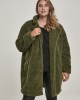Дамско палто в цвят маслина Urban Classics Ladies Oversized Sherpa Coat, Жени - Lit.bg