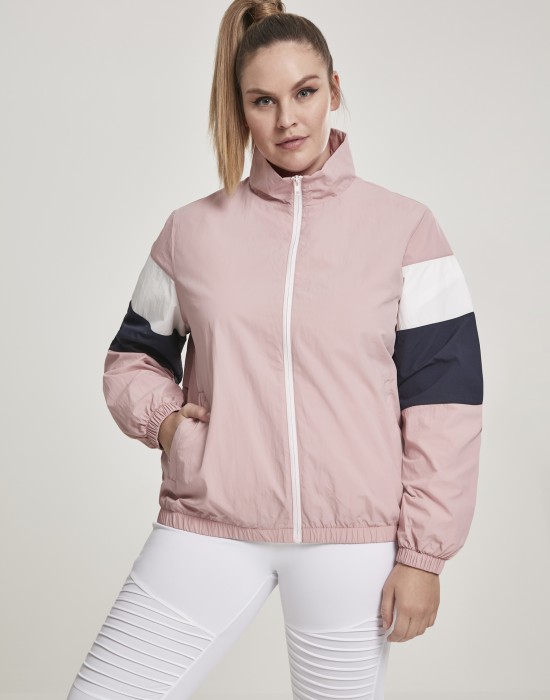 Дамско спортно горнище Urban Classics darkrose/nvy/wht, Жени - Lit.bg