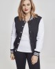 Дамско яке в черно и бяло от Urban Classics Ladies 2-tone College Sweatjacket, Жени - Lit.bg