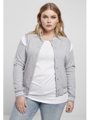 Дамско яке в сиво от Urban Classics Ladies Organic Inset College Sweat 