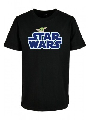 Детска тениска в черен цвят Mister Tee Star Wars Blue 