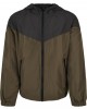 Детско спортно яке в масленозелен цвят Urban Classics 2-Tone Tech Windrunner, Деца - Lit.bg