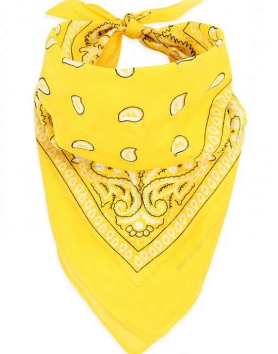 Кърпа за глава бандана HoodStyle Bandana в жълто, Аксесоари - Lit.bg