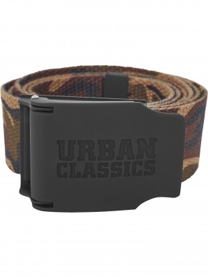 Колан в камуфлаж Urban Classics Woven Belt Rubbered Touch UC 