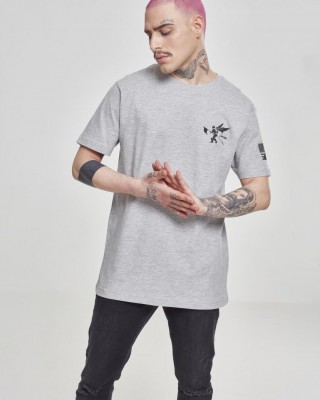 Мъжка сива тениска Merchcode Linkin Park Flag