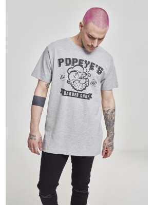 Мъжка сива тениска Merchcode Popeye Barber Shop
