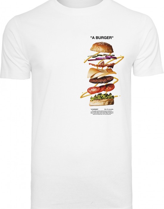 Мъжка тениска Mister Tee A Burger в бяло, Тениски - Lit.bg Мъжка тениска Mister Tee A Burger в бяло, Мъже - Lit.bg