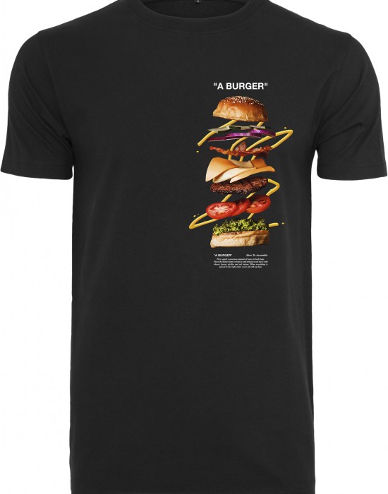 Мъжка тениска Mister Tee A Burger в черно, Тениски - Lit.bg Мъжка тениска Mister Tee A Burger в черно, Мъже - Lit.bg