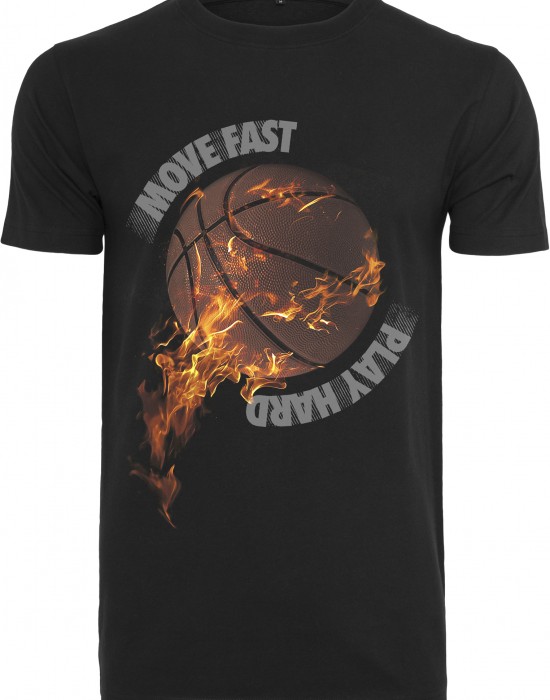 Мъжка тениска Mister Tee Burning BBall в черен цвят, Тениски - Lit.bg Мъжка тениска Mister Tee Burning BBall в черен цвят, Мъже - Lit.bg