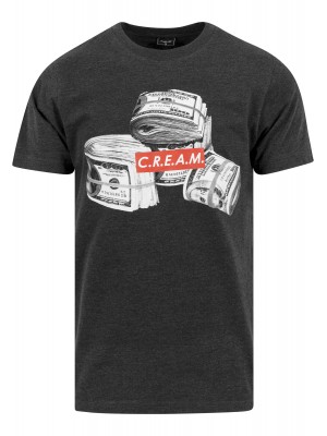 Mъжка тениска Mister Tee C.R.E.A.M charcoal
