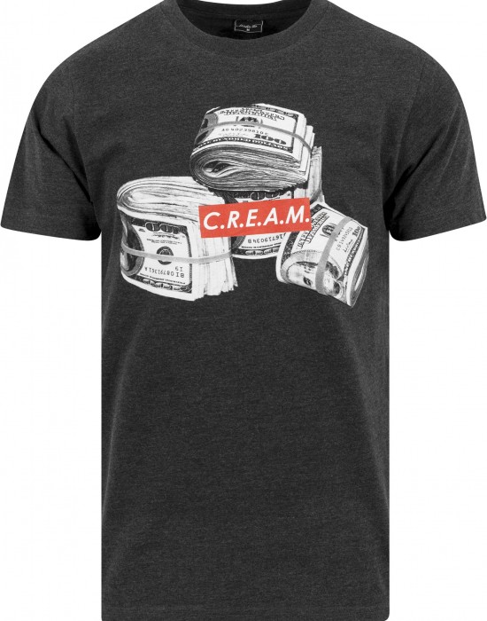 Mъжка тениска Mister Tee C.R.E.A.M charcoal, Мъже - Lit.bg