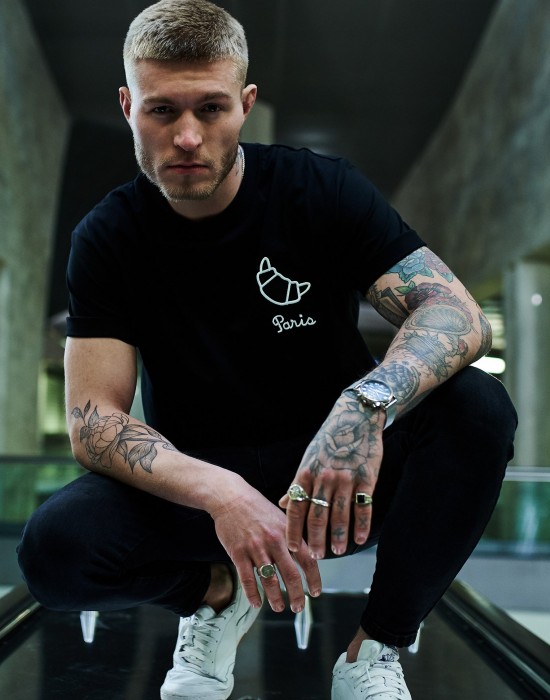 Мъжка тениска Mister Tee Paris в черен цвят, Мъже - Lit.bg Мъжка тениска Mister Tee Paris в черен цвят, Мъже - Lit.bg