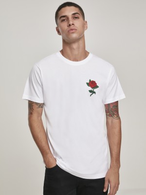 Мъжка тениска Mister Tee Rose в бял цвят