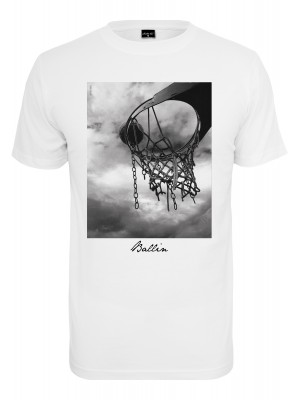 Мъжка тениска в бял цвят Mister Tee Ballin 2.0 