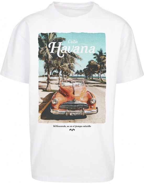Мъжка тениска в бял цвят Mister Tee Havana Vibe, Тениски - Lit.bg Мъжка тениска в бял цвят Mister Tee Havana Vibe, Мъже - Lit.bg