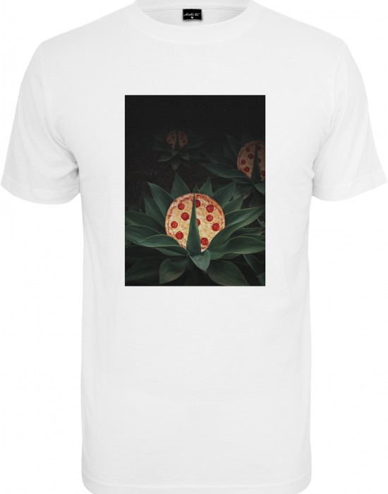 Мъжка тениска в бял цвят Mister Tee Pizza Plant Tee white, Тениски - Lit.bg Мъжка тениска в бял цвят Mister Tee Pizza Plant Tee white, Мъже - Lit.bg