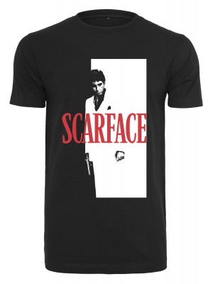 Мъжка тениска в черен цвят Merchcode Scarface
