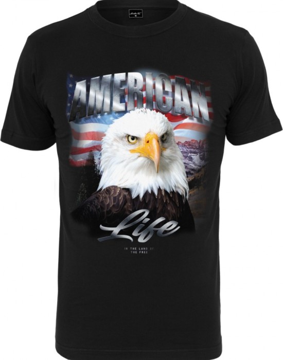 Мъжка тениска в черен цвят Mister Tee American Life Eagle, Тениски - Lit.bg Мъжка тениска в черен цвят Mister Tee American Life Eagle, Мъже - Lit.bg