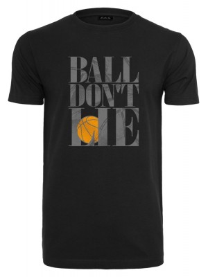 Мъжка тениска в черен цвят Mister Tee Ball Don't Lie