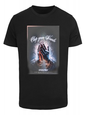 Мъжка тениска в черен цвят Mister Tee Clap Your Hands