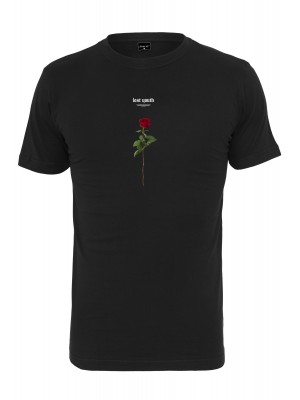 Мъжка тениска в черен цвят Mister Tee Lost Youth Rose Tee black 