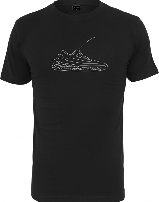 Мъжка тениска в черен цвят Mister Tee One Line Sneaker Tee black, Тениски - Lit.bg Мъжка тениска в черен цвят Mister Tee One Line Sneaker Tee black, Мъже - Lit.bg