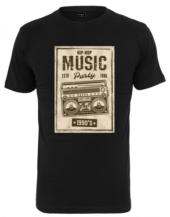Мъжка тениска в черен цвят Mister Tee Retro Boom, Тениски - Lit.bg Мъжка тениска в черен цвят Mister Tee Retro Boom, Тениски - Lit.bg