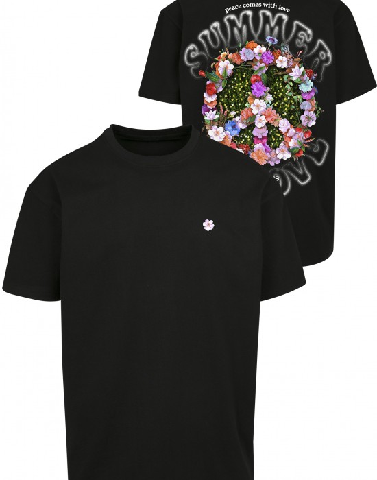 Мъжка тениска в черен цвят Mister Tee Summer Of Love Oversize, Тениски - Lit.bg Мъжка тениска в черен цвят Mister Tee Summer Of Love Oversize, Мъже - Lit.bg