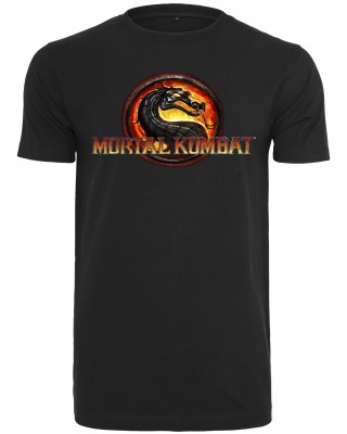 Мъжка тениска в черно Merchcode Mortal Kombat 