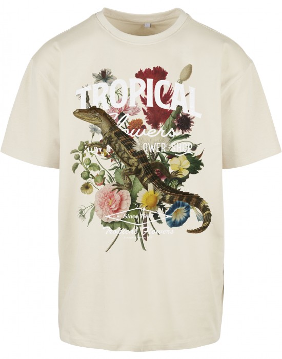 Мъжка тениска в пясъчен цвят Mister Tee Tropical, Тениски - Lit.bg Мъжка тениска в пясъчен цвят Mister Tee Tropical, Мъже - Lit.bg