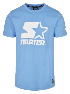 Мъжка тениска в син цвят Starter Logo Tee