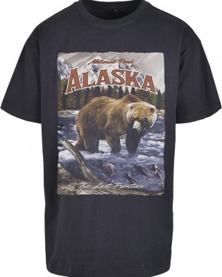 Мъжка тениска в тъмносин цвят Mister Tee Alaska Vintage 
