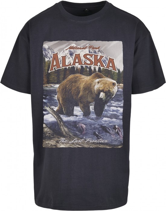 Мъжка тениска в тъмносин цвят Mister Tee Alaska Vintage, Мъже - Lit.bg