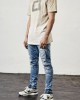 Мъжки дънки в светлосиньо C&S, модел Paneled Denim light blue/white, Мъже - Lit.bg