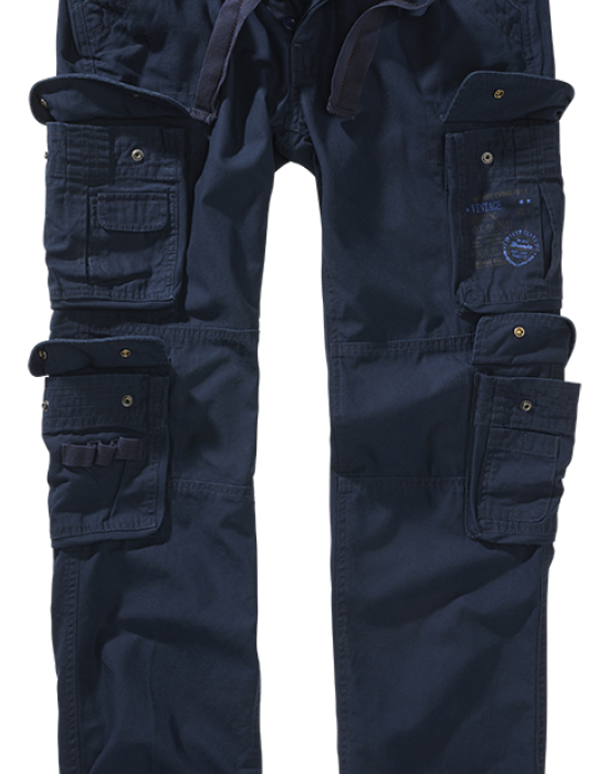 Мъжки карго панталон в тъмносин цвят Brandit Pure Slim Fit, Панталони - Lit.bg Мъжки карго панталон в тъмносин цвят Brandit Pure Slim Fit, Панталони - Lit.bg