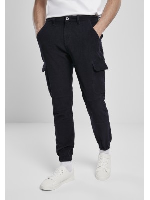 Мъжки карго панталони в тъмносиньо Urban Classics Corduroy Cargo Jogging Pants 